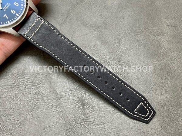 ZF Factory IWC Pilot Mark XX IW328201 40mm Steel Leather Strap Blue Arabic Numerals Dial (6) ZF Factory IWC Pilot Mark XX IW328201 40mm Steel Leather Strap Arabic Numerals Blue Dial