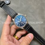 ZF Factory IWC Pilot Mark XX IW328201 40mm Steel Leather Strap Blue Arabic Numerals Dial (9) ZF Factory IWC Pilot Mark XX IW328201 40mm Steel Leather Strap Arabic Numerals Blue Dial