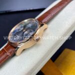 ZF Factory IWC Portuguese Automatic IW500702 42mm Rose Gold Leather Strap Arabic Numerals Grey Dial (4) ZF Factory IWC Portuguese Automatic IW500702 42mm Rose Gold Brown Leather Strap Arabic Numerals Grey Dial