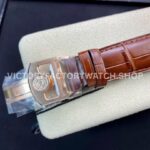 ZF Factory IWC Portuguese Automatic IW500702 42mm Rose Gold Leather Strap Arabic Numerals Grey Dial (9) ZF Factory IWC Portuguese Automatic IW500702 42mm Rose Gold Brown Leather Strap Arabic Numerals Grey Dial