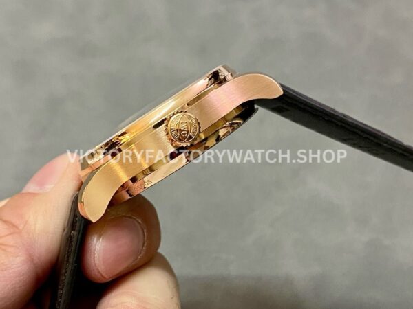 ZF Factory IWC Portuguese Automatic IW500702 42mm Rose Gold Leather Strap Silver Arabic Numerals Dial (4) ZF Factory IWC Portuguese Automatic IW500702 42mm Rose Gold Black Leather Strap Arabic Numerals Grey Dial