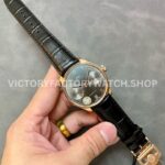 ZF Factory IWC Portuguese Automatic IW500702 42mm Rose Gold Leather Strap Silver Arabic Numerals Dial (9) ZF Factory IWC Portuguese Automatic IW500702 42mm Rose Gold Black Leather Strap Arabic Numerals Grey Dial