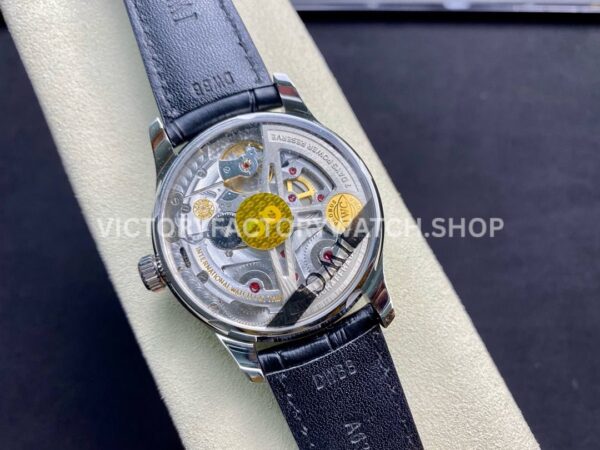 ZF Factory IWC Portuguese Automatic IW500710 42mm Steel Leather Strap Arabic Numerals Blue Dial (4) ZF Factory IWC Portuguese Automatic IW500710 42mm Steel Leather Strap Arabic Numerals Blue Dial