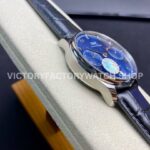 ZF Factory IWC Portuguese Automatic IW500710 42mm Steel Leather Strap Arabic Numerals Blue Dial (8) ZF Factory IWC Portuguese Automatic IW500710 42mm Steel Leather Strap Arabic Numerals Blue Dial