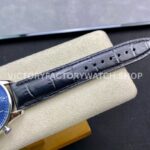 ZF Factory IWC Portuguese Chronograph IW371491 41mm Steel Leather Strap Arabic Numerals Blue Dial (8) ZF Factory IWC Portuguese Chronograph IW371491 41mm Steel Leather Strap Arabic Numerals Blue Dial