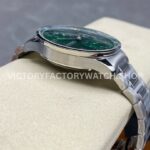 ZF Factory IWC Portuguese Chronograph IW371615 41mm Steel Leather Strap Green Dial (2) ZF Factory IWC Portuguese Chronograph IW371615 41mm Full Steel Green Dial
