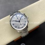 ZF Factory IWC Portuguese Chronograph IW371617 41mm Steel Silver Dial (6) ZF Factory IWC Portuguese Chronograph IW371617 41mm Full Steel Silver Dial