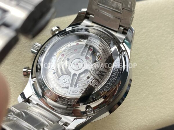 ZF Factory IWC Portuguese Chronograph IW371617 41mm Steel Silver Dial (9) ZF Factory IWC Portuguese Chronograph IW371617 41mm Full Steel Silver Dial