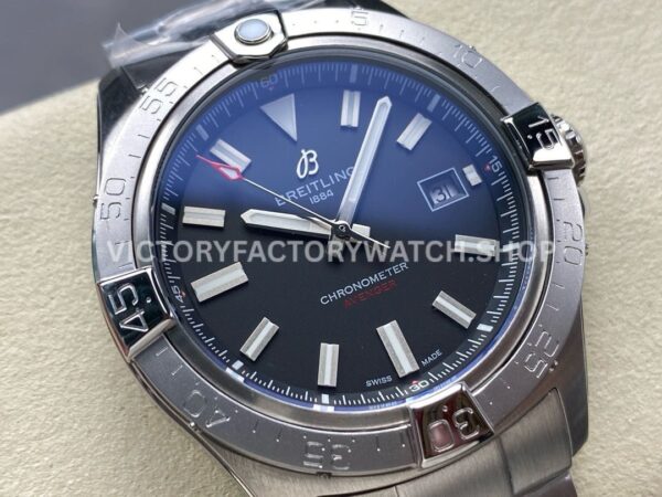 BLS Factory Breitling Avenger A17328101B1A1 42mm Full Steel Black Dial