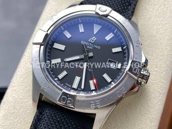BLS Factory Breitling Avenger A17328101B1X1 42mm Steel Calf skin Strap Black Dial (7) BLS Factory Breitling Avenger A17328101B1X1 42mm Steel Calf skin Strap Black Dial