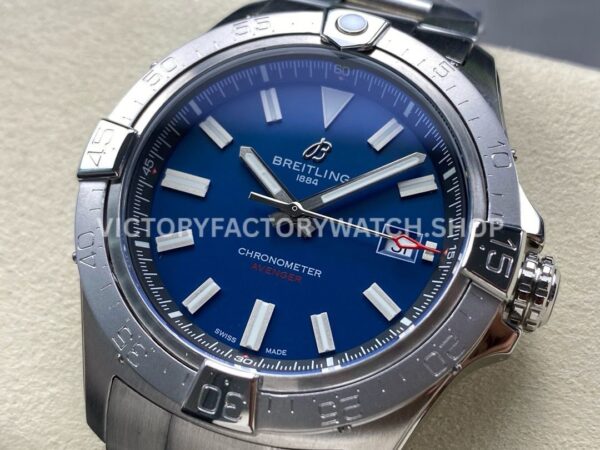 BLS Factory Breitling Avenger A17328101C1A1 42mm Full Steel Blue Dial (2) BLS Factory Breitling Avenger A17328101C1A1 42mm Full Steel Blue Dial