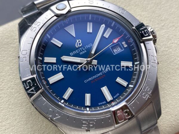 BLS Factory Breitling Avenger A17328101C1A1 42mm Full Steel Blue Dial (9) BLS Factory Breitling Avenger A17328101C1A1 42mm Full Steel Blue Dial