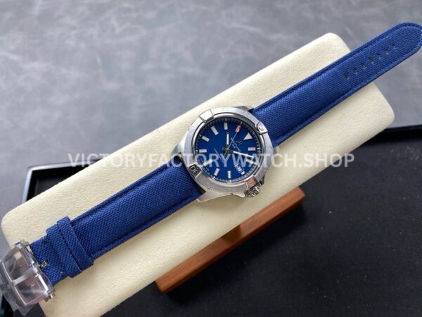 BLS Factory Breitling Avenger A17328101C1X1 42mm Steel Calf skin Strap Blue Dial