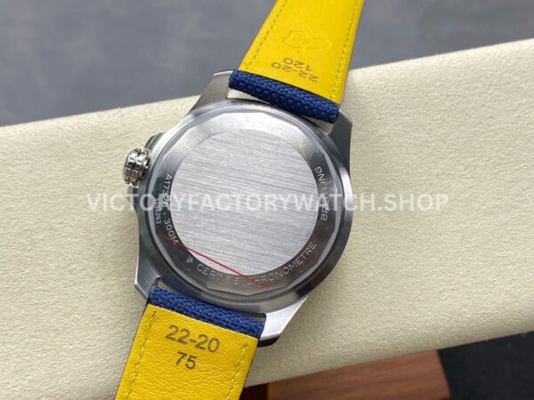 BLS Factory Breitling Avenger A17328101C1X1 42mm Steel Calf skin Strap Blue Dial
