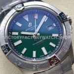 BLS Factory Breitling Avenger A17328101L1A1 42mm Full Steel Green Dial (3) BLS Factory Breitling Avenger A17328101L1A1 42mm Full Steel Green Dial