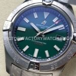 BLS Factory Breitling Avenger A17328101L1A1 42mm Full Steel Green Dial (6) BLS Factory Breitling Avenger A17328101L1A1 42mm Full Steel Green Dial