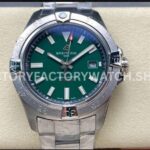 BLS Factory Breitling Avenger A17328101L1A1 42mm Full Steel Green Dial (8) BLS Factory Breitling Avenger A17328101L1A1 42mm full steel bracelet green dial