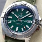 BLS Factory Breitling Avenger A17328101L1X1 42mm Steel Calf skin Strap Green Dial (2) BLS Factory Breitling Avenger A17328101L1X1 42mm Steel Calf skin Strap Green Dial
