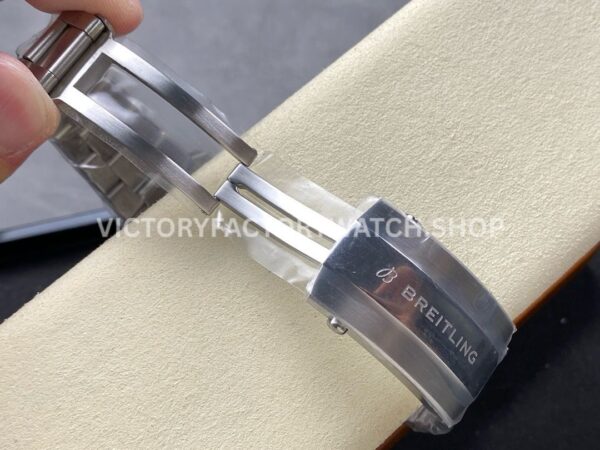 BLS Factory Breitling Avenger A32320101C1A1 44mm Full Steel Red GMT Needle Blue Dial