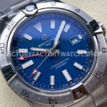 BLS Factory Breitling Avenger A32320101C1A1 44mm Full Steel Red GMT Needle Blue Dial