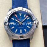 BLS Factory Breitling Avenger A32320101C1X1 44mm Steel Calf Skin Strap Red GMT Needle Blue Dial (4) BLS Factory Breitling Avenger A32320101C1X1 44mm steel calfskin strap blue dial red GMT hand