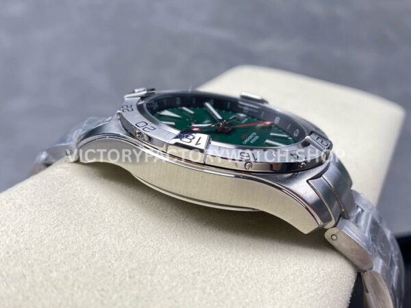 BLS Factory Breitling Avenger A32320101L1A1 44mm Full Steel Red GMT Needle Green Dial