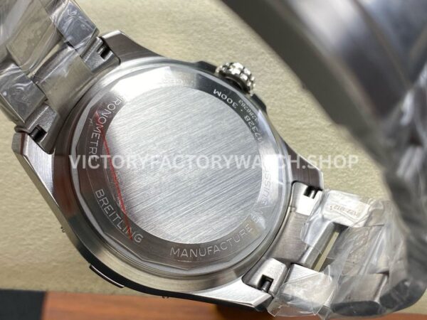 BLS Factory Breitling Avenger A32320101L1A1 44mm Full Steel Red GMT Needle Green Dial