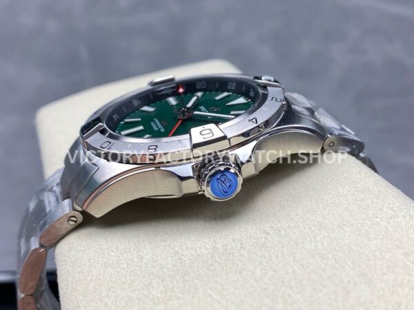BLS Factory Breitling Avenger A32320101L1A1 44mm Full Steel Red GMT Needle Green Dial