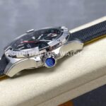 BLS Factory Breitling Avenger A323201A1B1X1 44mm Steel Calf Skin Strap Red GMT Needle Black Dial (1 (9) BLS Factory Breitling Avenger A323201A1B1X1 44mm Steel Calf Skin Strap Red GMT Needle Black Dial