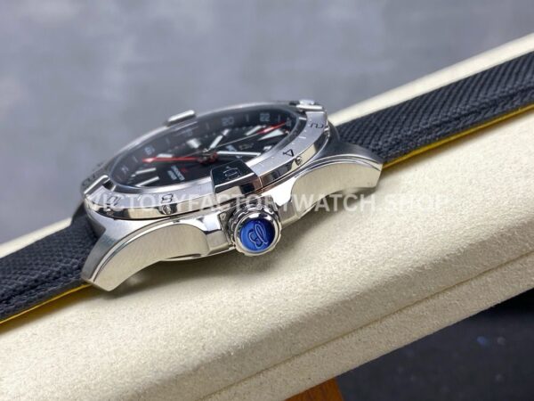 BLS Factory Breitling Avenger A323201A1B1X1 44mm Steel Calf Skin Strap Red GMT Needle Black Dial (1 (9) BLS Factory Breitling Avenger A323201A1B1X1 44mm Steel Calf Skin Strap Red GMT Needle Black Dial