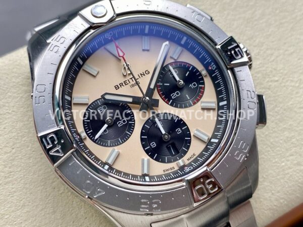 BLS Factory Breitling Avenger B01 Chronograph AB0147101A1A1 44mm Full Steel Brown Dial (2) BLS Factory Breitling Avenger B01 Chronograph AB0147101A1A1 44mm Full Steel Brown Dial