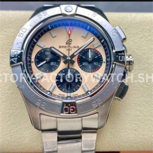 BLS Factory Breitling Avenger B01 AB0147101A1A1 44mm full steel brown dial chronograph
