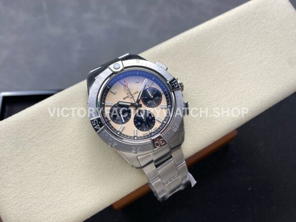 BLS Factory Breitling Avenger B01 Chronograph AB0147101A1A1 44mm Full Steel Brown Dial (6) BLS Factory Breitling Avenger B01 Chronograph AB0147101A1A1 44mm Full Steel Brown Dial