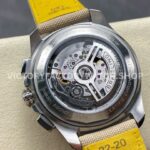 BLS Factory Breitling Avenger B01 Chronograph AB0147101A1X1 44mm Steel Calf Skin Strap Champagne Dial