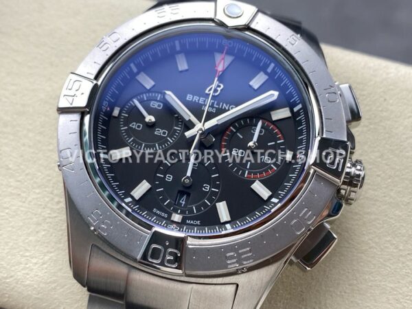 BLS Factory Breitling Avenger B01 Chronograph AB0147101B1A1 44mm Full Steel Black Dial (6) BLS Factory Breitling Avenger B01 Chronograph AB0147101B1A1 44mm Full Steel Black Dial