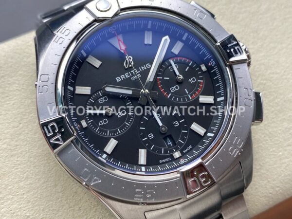BLS Factory Breitling Avenger B01 Chronograph AB0147101B1A1 44mm Full Steel Black Dial (7) BLS Factory Breitling Avenger B01 Chronograph AB0147101B1A1 44mm Full Steel Black Dial