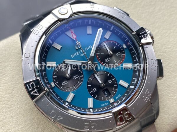 BLS Factory Breitling Avenger B01 Chronograph AB0147101C1A1 44mm Full Steel Blue Dial (2) BLS Factory Breitling Avenger B01 Chronograph AB0147101C1A1 44mm Full Steel Blue Dial