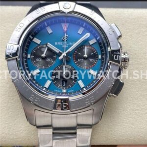 BLS Factory Breitling Avenger B01 AB0147101C1A1 44mm full steel blue dial chronograph
