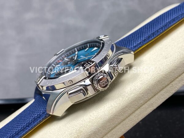 BLS Factory Breitling Avenger B01 Chronograph AB0147101C1X1 44mm Steel Calf Skin Strap Blue Dial