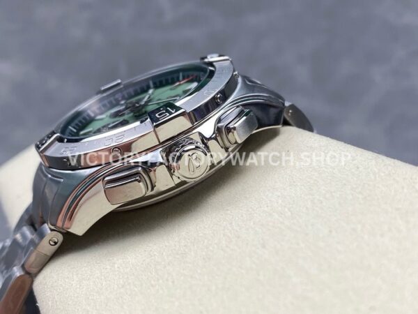 BLS Factory Breitling Avenger B01 Chronograph AB0147101L1A1 44mm Full Steel Green Dial