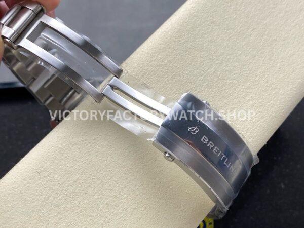 BLS Factory Breitling Avenger B01 Chronograph AB0147101L1A1 44mm Full Steel Green Dial