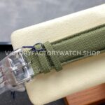 BLS Factory Breitling Avenger B01 Chronograph AB0147101L1X1 44mm Steel Calf Skin Strap Green Dial