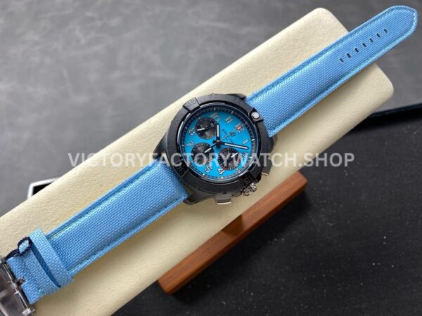 BLS Factory Breitling Avenger B01 Chronograph SB ( (7) BLS Factory Breitling Avenger B01 Chronograph SB0146101L1X1 44mm Steel Light Blue Calf Skin Strap Arabic Numerals Light Blue Dial