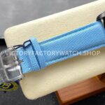 BLS Factory Breitling Avenger B01 Chronograph SB ( (9) BLS Factory Breitling Avenger B01 Chronograph SB0146101L1X1 44mm Steel Light Blue Calf Skin Strap Arabic Numerals Light Blue Dial