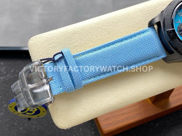 BLS Factory Breitling Avenger B01 Chronograph SB ( (9) BLS Factory Breitling Avenger B01 Chronograph SB0146101L1X1 44mm Steel Light Blue Calf Skin Strap Arabic Numerals Light Blue Dial