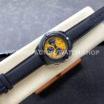 BLS Factory Breitling Avenger B01 Chronograph SB0147101I1X2 44mm Steel Black Calf Skin Strap Arabic Numerals Yellow Dial