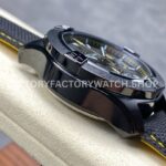 BLS Factory Breitling Avenger B01 Chronograph SB01472A1B1X1 44mm Steel Black Calf Skin Strap Black Dial