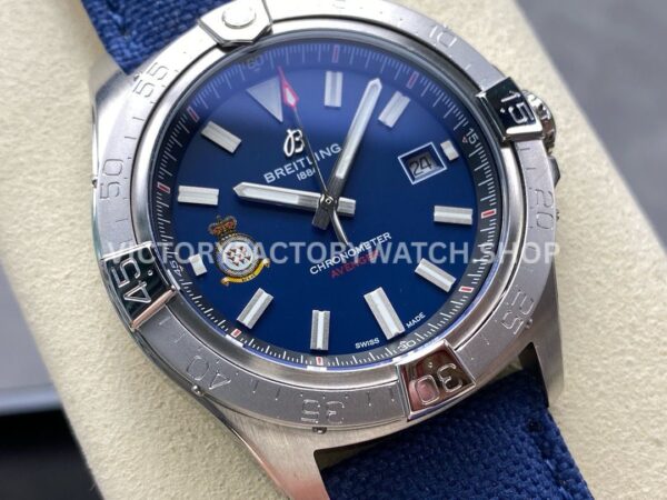 BLS Factory Breitling Avenger Red Arrows 60th Anniversary A173281A1C1X1 42mm Steel Calf sk ( (3) BLS Factory Breitling Avenger Red Arrows 60th Anniversary A173281A1C1X1 42mm Steel Calf skin Strap Dark Blue Dial