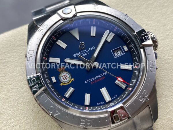 BLS Factory Breitling Avenger Red Arrows A173281A1C1A1 42mm Full Steel Blue Dial (6) BLS Factory Breitling Avenger Red Arrows A173281A1C1A1 42mm Full Steel Blue Dial
