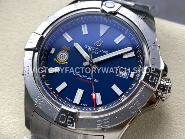BLS Factory Breitling Avenger Red Arrows A173281A1C1A1 42mm Full Steel Blue Dial (7) BLS Factory Breitling Avenger Red Arrows A173281A1C1A1 42mm Full Steel Blue Dial